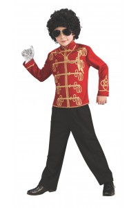 Michael Jackson Celebrities Red Military Child Jacket