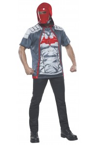 Red Hood DC Comics Costume Adult Top