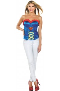 Supergirl Adult Corset