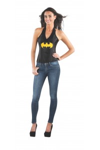 Batgirl Leather-look Adult Corset