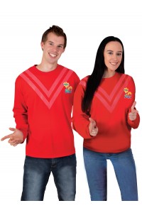 Simon Wiggle Deluxe 30th Anniversary Costume Adult Top Simon Wiggle Deluxe 30th Anniversary Costume Adult Top