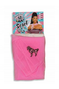 Poodle Scarf - Pink 1950s