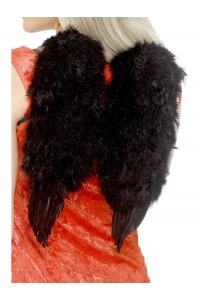 Black Small Angel Wings for Adult
