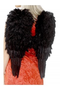 Black Large Feather Angel Wings for Adult
