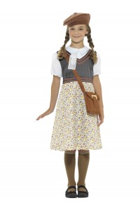Evacuee School Girl Child Costume