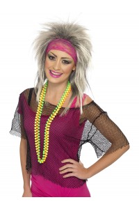 80's Black Fishnet Top