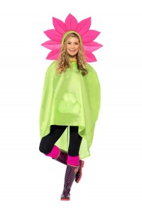 Flower Party Poncho for Adult