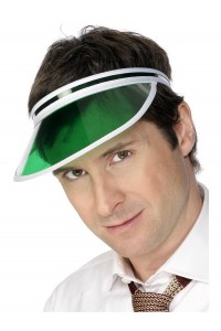 Green Poker Visor for Adult