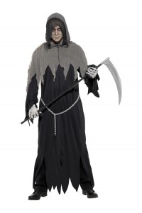 Grim Reaper Deluxe Robe Costume for Adult