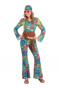 Hippie Flower Power Costume for Adult