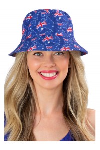 Australia Flag Reversible Bucket Hat for Adult