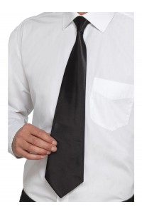 Gangster Black Deluxe Tie for Adult
