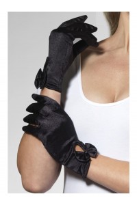 Black Gloves Short for Adult