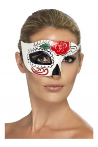 Day Of The Dead Half Eye Mask for Adult Day Of The Dead Half Eye Mask for Adult