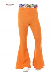 Flared Orange Trousers for Adult
