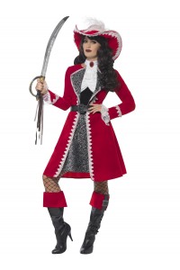 Lady Captain Deluxe Costume for Adult