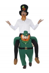 Paddy's Leprechaun Piggy Back Adult Costume