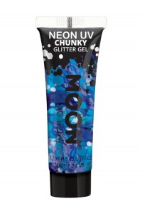 Moon Glow Neon UV Chunky Glitter Gel