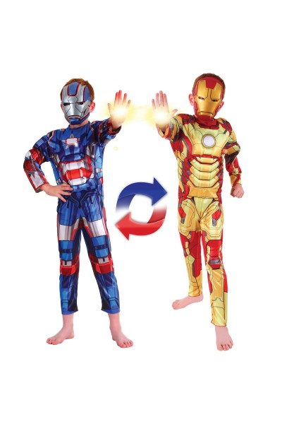 Ironman To Iron Patriot Reversible Child Costume Iron Man