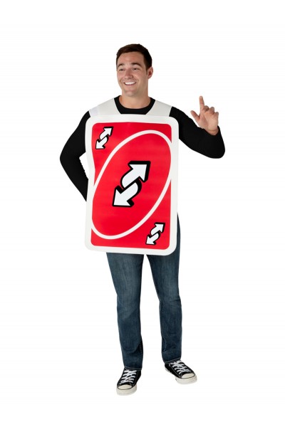 Uno Reverse Card Tabard Adult Costume