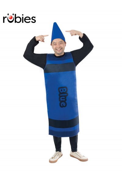 Blue Crayon Adult Tabard Costume - One Size