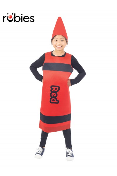 Red Crayon Child Tabard Costume - One Size