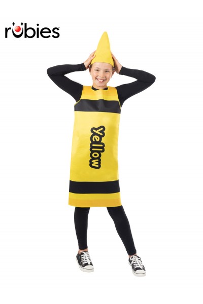 Yellow Crayon Child Tabard Costume - One Size