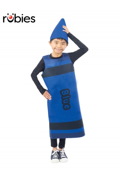 Blue Crayon Child Tabard Costume - One Size