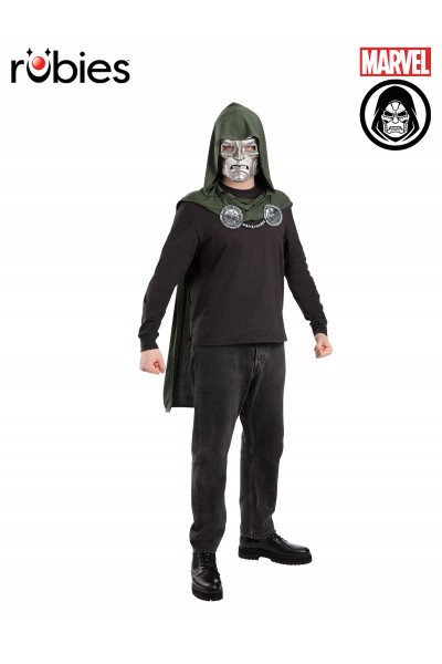 Dr Doom Cape & Mask Set for Adult
