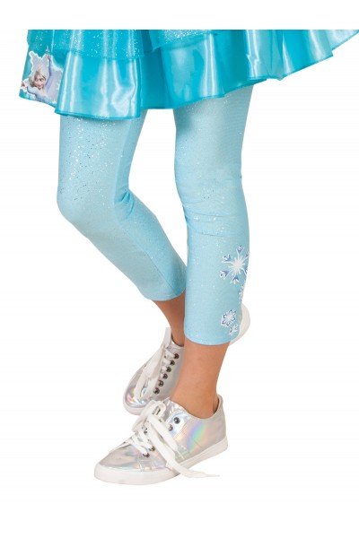 Elsa Frozen Footless Tights for Kids