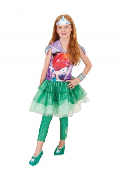 Ariel The Little Mermaid Hooded Child Dress
