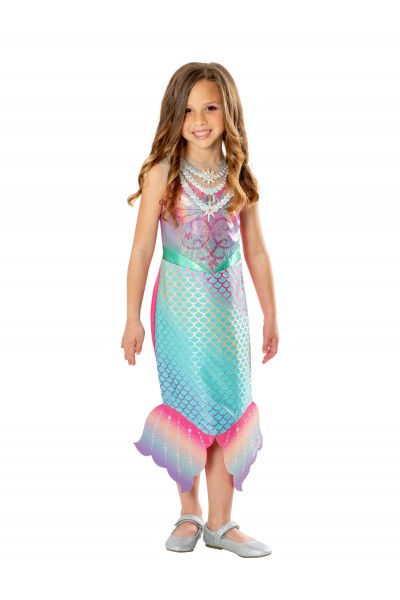 Barbie Colour Change Mermaid Kids Costume