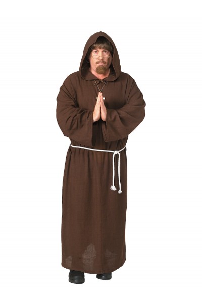 Friar Tuck Monk Adult Costume Medieval & Knights Friar Tuck Monk Adult Costume Medieval & Knights