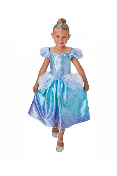 Rainbow Cinderella Deluxe Costume for Girls