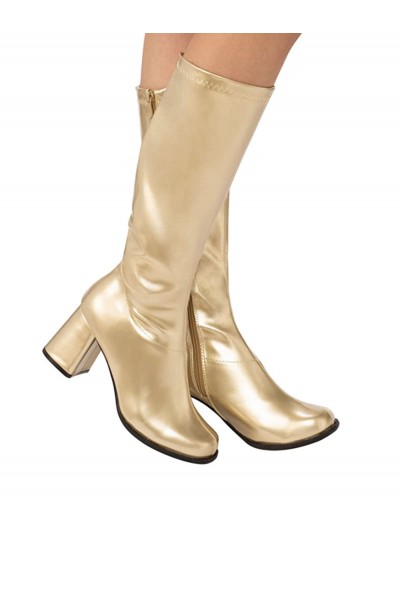 Adult Gold Go Go Boots