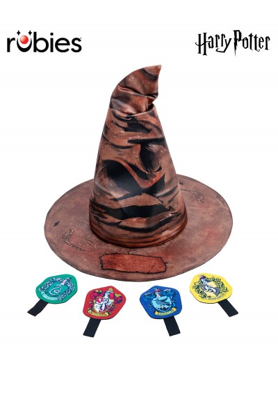 Harry Potter Sorting Hat With House Badges