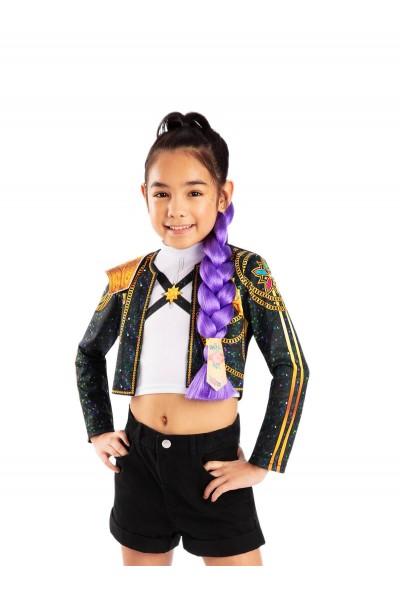 K-Pop Demon Hunters Rumi Clip On Hair Braid (40Cm) for Child