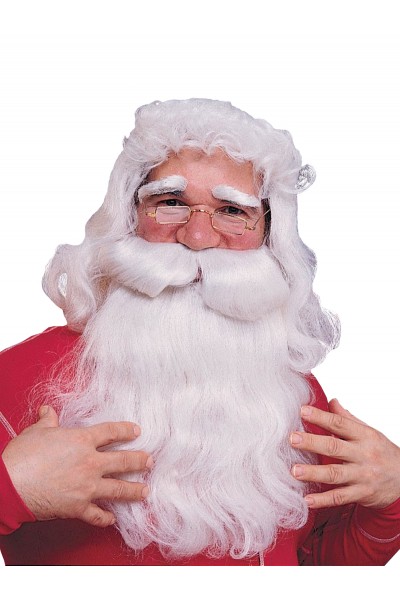 Santa Beard & Wig Set for Adult Christmas