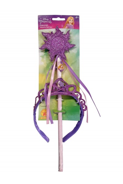 Rapunzel Accessory Bundle - Wand & Tiara Set Tangled