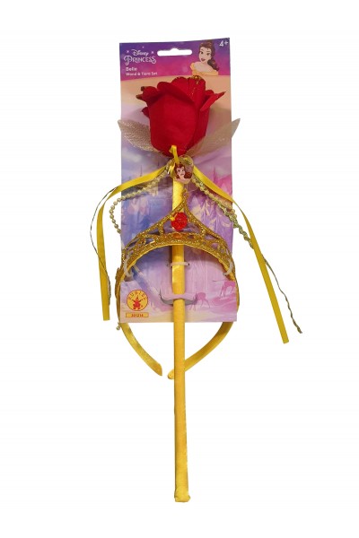 Belle Wand & Tiara Set The Beauty & The Beast - Accessory