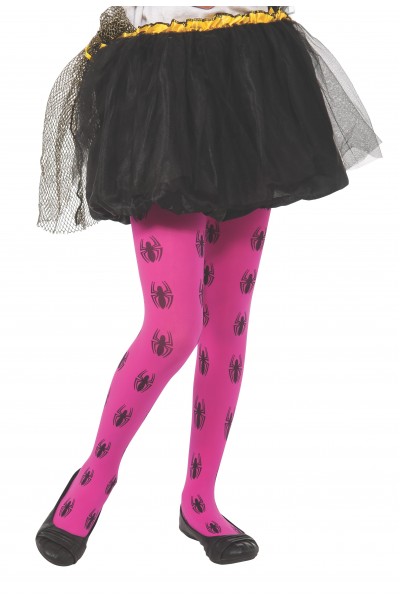 Spider-Girl Pink Child Tights - Accessory