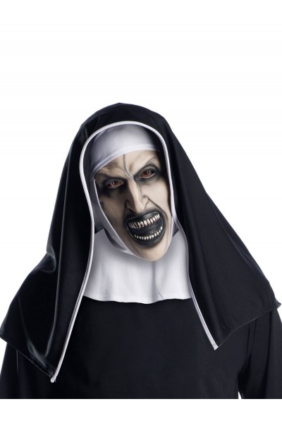 The Nun 3/4 Mask With Headpiece for Adult Halloween