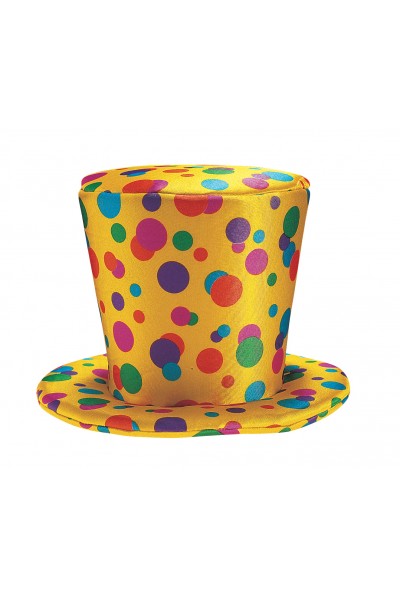 Adult Circus Clown High Foam Top Hat