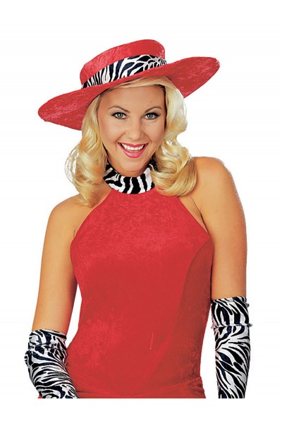 Red Hot Mama Adult Hat 1970s - Accessory