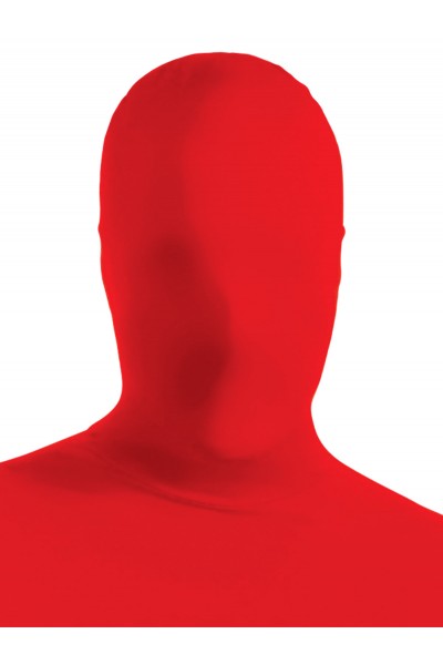 Red 2nd Skin Face Mask for Adult - Accessory