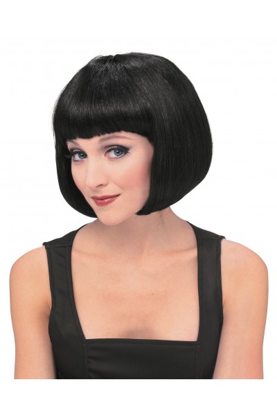 Supermodel 1980s Black Adult Wig - Accessory