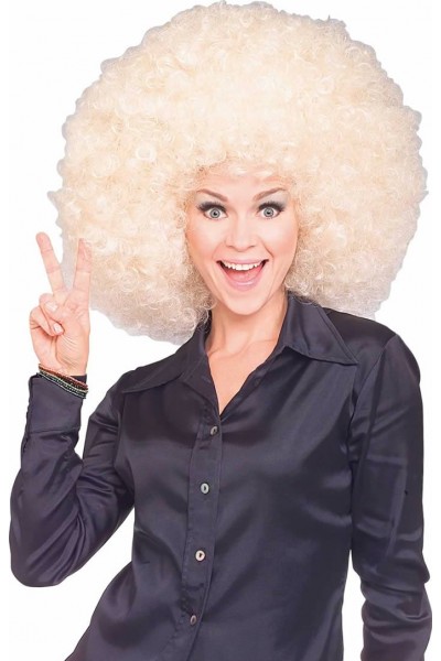 Super Afro Blonde Wig 1960s - Accessory