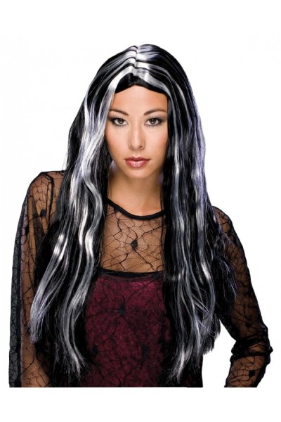 Witch Grey Streaked Adult Wig - Accessory