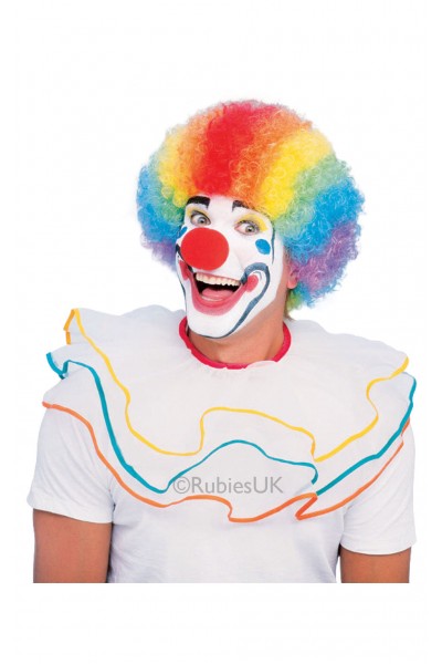 Adult Rainbow Circus Clown Wig