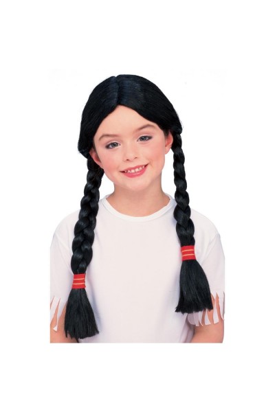 Native American Girl Child Wig Western - Accessory